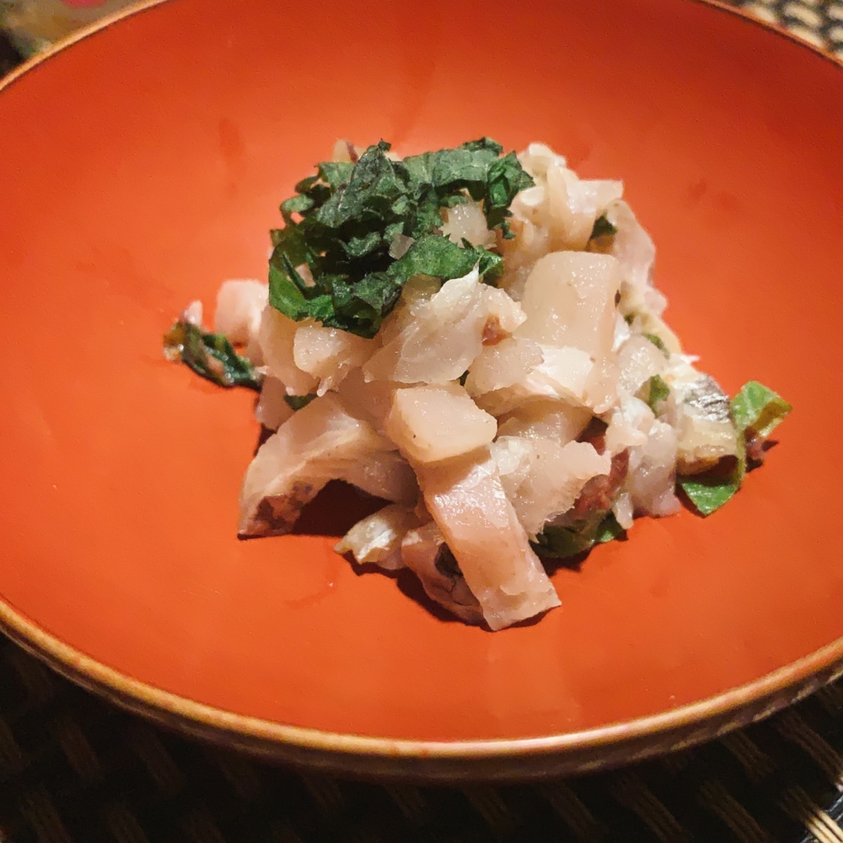 お酒がすすむ 太刀魚の梅肉なめろう レシピ 作り方 By 酔いどれんぬ 楽天レシピ お酒がすすむ 太刀魚の梅肉なめろう レシピ 作り方 By 酔いどれんぬ 楽天レシピ